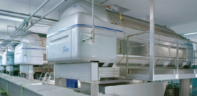 Champagne pressing centre, equipped with Pera Pellenc Smart Press pneumatic press