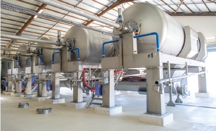 Vanne pneumatique du pressoir pneumatique Smart Press de Pera Pellenc, matériel vinicole