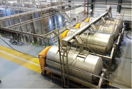Válvula neumática de la prensa neumática Smart Press de PERA-PELLENC, material vinícola