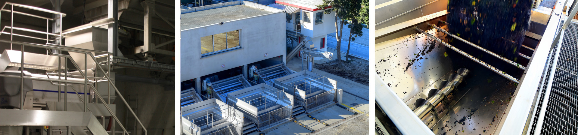Toda la gama de mesas de selección de PERA-PELLENC, fabricante de material de recepción vinícola