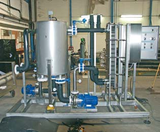Tailor-made thermal process - alcohol de-icing skid