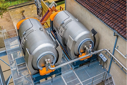 Válvula neumática de la prensa neumática Smart Press de PERA-PELLENC, material vinícola